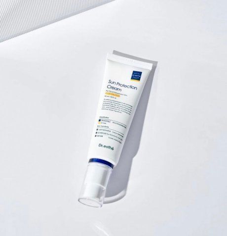 DR.ESTHE] SUN PROTECTION CREAM SPF 50 PA+++ 50 ML ГІПОАЛЕРГЕННИЙ ЗВОЛОЖУЮЧИЙ СОНЦЕЗАХИСНИЙ КРЕМ esthe0034 фото