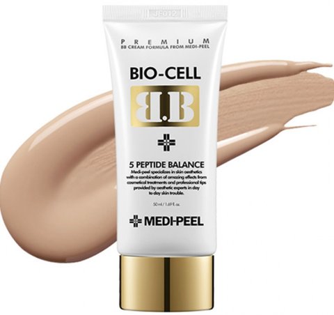 Плацентарний BB-крем із стовбуровими клітинами MEDI-PEEL BB Cream Bio-Cell 5 Peptide Balance - 50 мл mp-6 фото