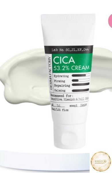Заспокійливий, зволожуючий та відновлюючий крем Cica 53.2% Cream derma-35 фото