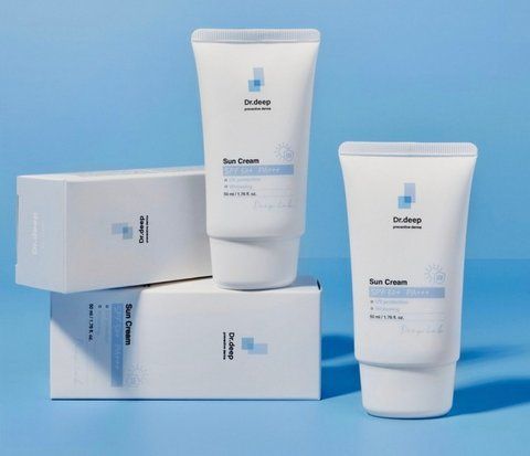 DR.DEEP] SUN CREAM SPF50+ / PA+++ 50 ML СОНЦЕЗАХИСНИЙ КРЕМ deep0010 фото