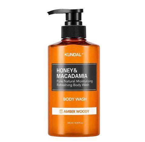 ГЕЛЬ ДЛЯ ДУШУ KUNDAL HONEY & MACADAMIA BODY WASH AMBER WOODY 500ML kundal001536 фото