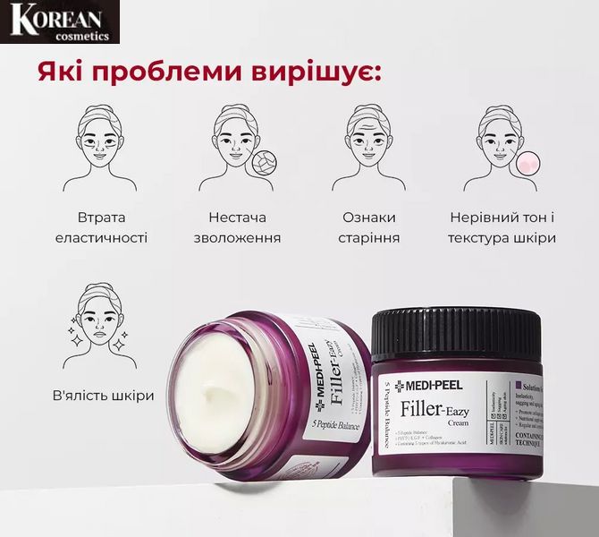 Зміцнювальний крем для обличчя Medi Peel Filler Eazy Cream, 50g mp-78 фото