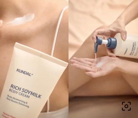 НАБІР ДЛЯ ДОГЛЯДУ ЗА ТІЛОМ ЗВОЛОЖУЮЧИЙ KUNDAL RICH SOYMILK CREAMY BODY WASH MELLOW VANILLA 500ML & BODY CREAM 200ML kundal001538 фото