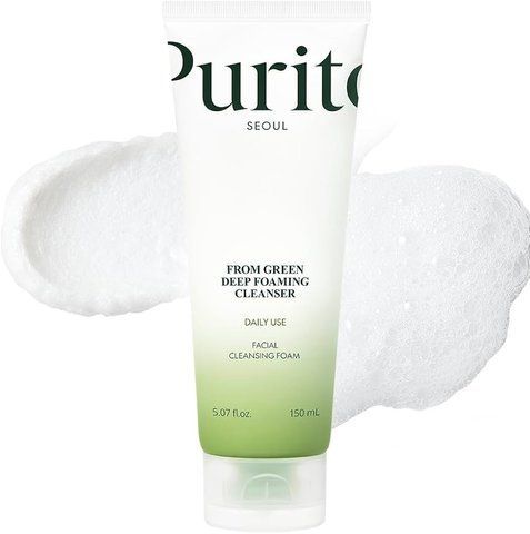 Пінка для вмивання з зеленим чаєм Purito Seoul From Green Deep Foaming Cleanser 150 ml seoul0015 фото