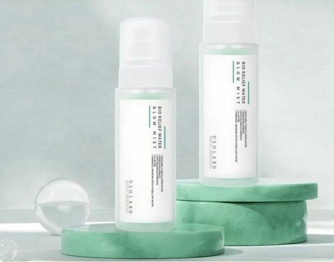 Заспокійливий, освіжаючий та гідратуючий тонер &ndash; cпрей Bio Relief Water Glow Mist 100 мл usolab0068 фото