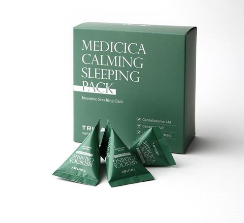 Заспокійлива нічна маска з центеллою Trimay Medicica Calming Sleeping Pack - 20*3 мл trm-31 фото