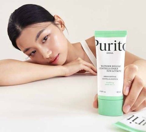 Лосьйон сонцезахисний на кожен день Purito Seoul Wonder Releaf Centella Daily Sun Lotion 50+ PA++++ 60 ml seoul0019 фото
