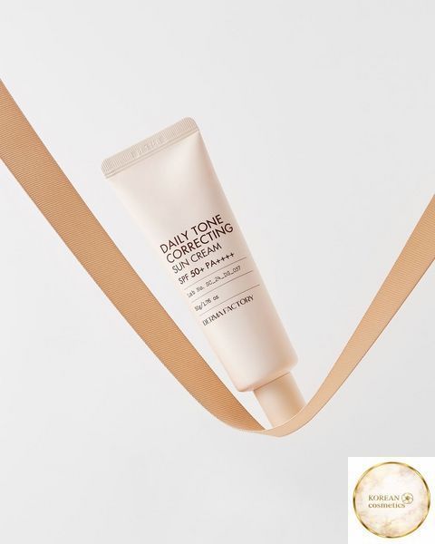 Коригуючий сонцезахисний крем Daily Tone Correcting Sun Cream SPF50+ PA++++ derma65 фото