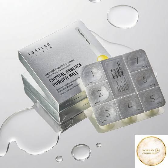 Пудра-кулька з вітаміном С для сяяння шкіри - LUBYLAB Crystal Essence Powder Bal-l - 60 мг / 7 г llub009 фото