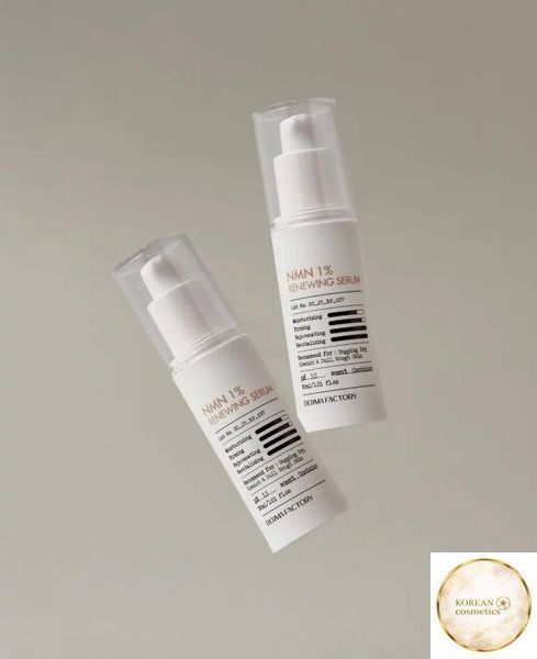 Оновлююча антиоксидантна сироватка NMN 1% Renewing Serum derma68 фото