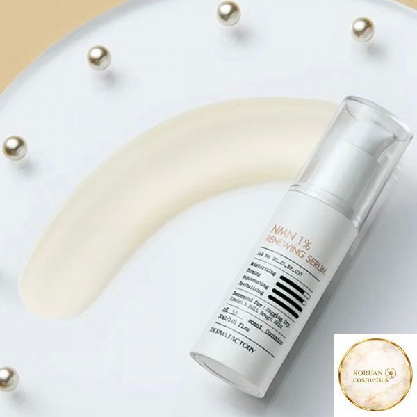 Оновлююча антиоксидантна сироватка NMN 1% Renewing Serum derma68 фото