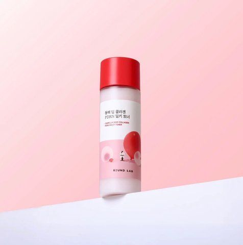 Молочковий тонер ROUND LAB Camellia Deep Collagen PDRN Milky Toner, 150 ml roundlab104 фото