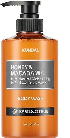 Kundal Honey & Macadamia Гель для душу "Базилік и цитрус" Kundal Honey & Macadamia Body Wash Basil & Citrus knd-218i фото