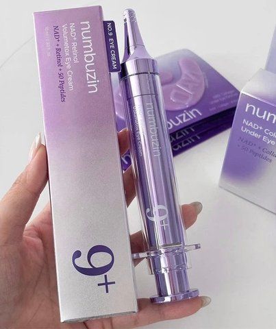 Numbuzin No.9 NAD Retinol Volumetox Eye Cream крем для шкіри навколо очей з ретинолом та NAD+, 10 мл numb009 фото