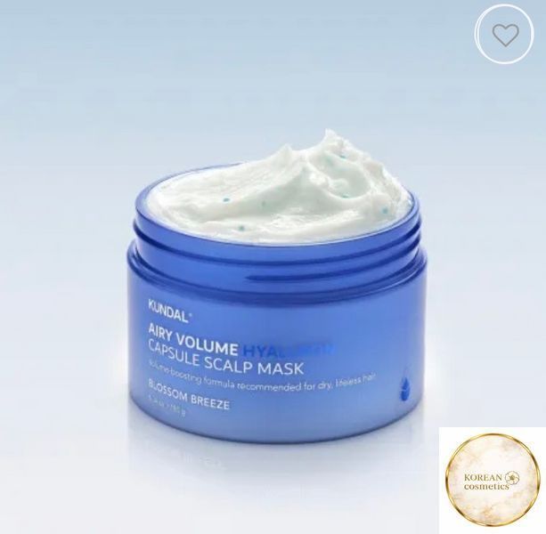 МАСКА ДЛЯ ШКІРИ ГОЛОВИ З ГІАЛУРОНОВИМИ КАПСУЛАМИ KUNDAL AIRY VOLUME HYALURON CAPSULE SCALP MASK BLOSSOM BREEZE 180G kundal001521 фото