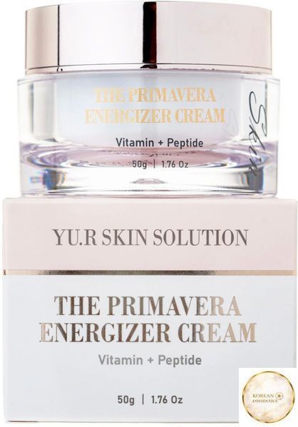 YU.R The PrimaVera Energizer Cream Пептидний енергетичний крем для обличчя з вітамінами, 50 мл yur007 фото