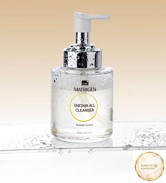 Enigma All Cleanser, 150 ml Гібридний гель для демакіяжу та вмивання 2 в 1 з ферментованим екстрактом гіацинту matrigen0028 фото
