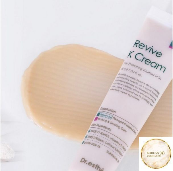 DR.ESTHE] REVIVE K CREAM 15 ML КРЕМ ВІД ПОЧЕРВОНІННЯ, НАБРЯКІВ ТА ПОШКОДЖЕНЬ ШКІРИ З ВІТАМІНОМ К esthe001 фото