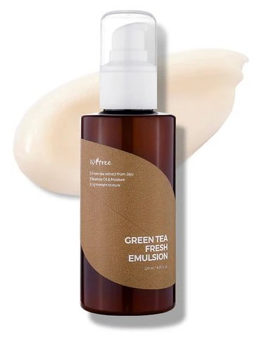 Емульсія освіжаюча на основі зеленого чаю Isntree Green Tea Fresh Emulsion 120 ml. ist-7 фото