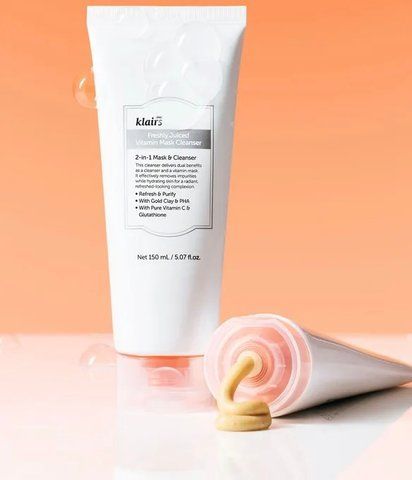 Очищуюча маска з вітаміном С DEAR, KLAIRS Freshly Juiced Vitamin Mask Cleanser 150 мл klairs005 фото
