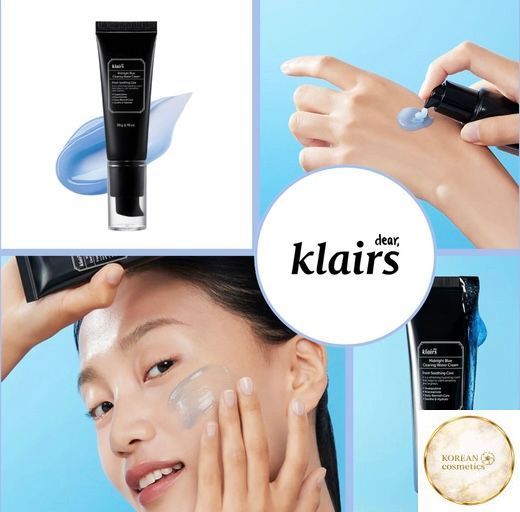 Зволожуючий крем-гель для обличчя DEAR, KLAIRS Midnight Blue Clearing Water Cream 50 мл dear-20 фото