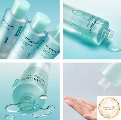 Заспокійливий тонер для обличчя з центеллою азіатською Numbuzin No.1 Pure-full Calming Herb Toner 300ml numb007 фото
