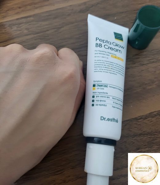 Універсальний тональний BB крем із пептидами DR ESTHE Pepta Glow BB Cream - 50 мл esthe004 фото