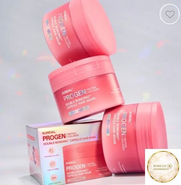 МАСКА ДЛЯ ВОЛОССЯ КАПСУЛЬНА ВІДНОВЛЮВАЛЬНА KUNDAL PROGEN DOUBLE BONDING CAPSULE HAIR MASK VIOLET MUGUET 180G kundal001522 фото