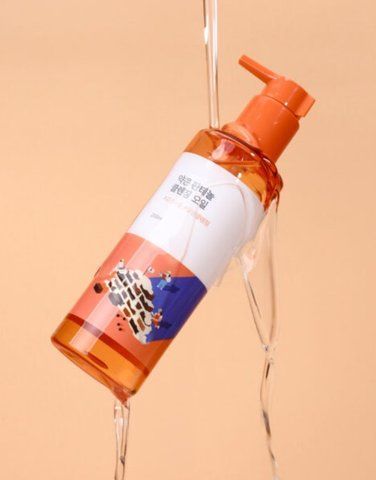 Гідрофільна олія з екстрактом соєвих бобів та пантенолом ROUND LAB Soybean Panthenol Cleansing Oil 200ml roundlab003 фото