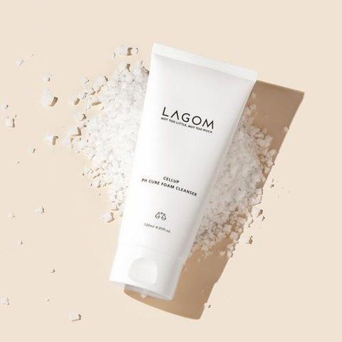 Пінка Для Вмивання З Гімалайською Сіллю Lagom Cellup PH Cure Foam Cleanser 120 Мл lagom0013 фото