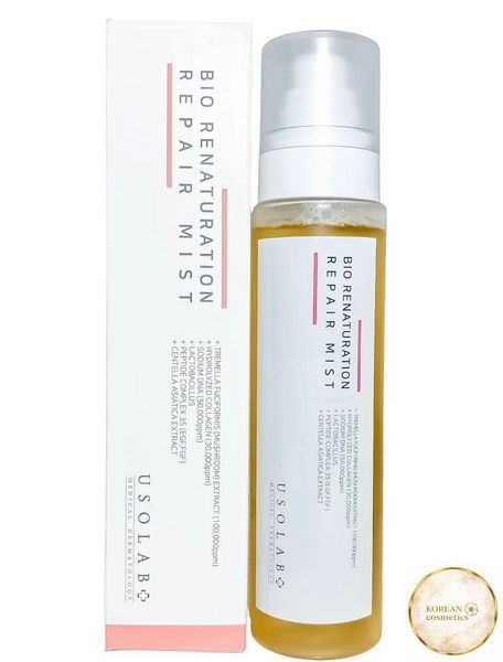 Регенеруючий та омолоджуючий тонер - спрей Bio Renaturation Repair Mist usolab-28 фото