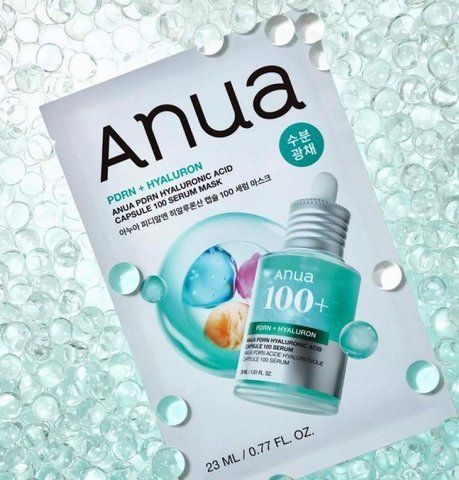 ANUA] PDRN HYALURONIC ACID CAPSULE 100 SERUM MASK 23 ML ТКАНИННА МАСКА-СИРОВАТКА З PDRN ТА ГІАЛУРОНОВОЮ КИСЛОТОЮ anua0012 фото