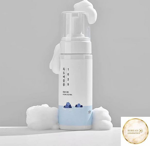 Очищуюча пінка для проблемної шкіри ROUND LAB 1025 Dokdo Bubble Foam 150 ml rl-15 фото