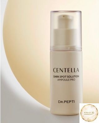 Ампула з центелою для догляду за шкірою з нерівним тоном - DR.PEPTI Centella Dark Spot Solution Ampoule Pro 30 мл drpepti003 фото