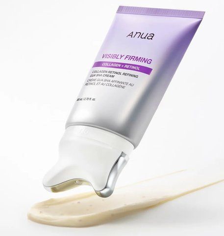 Антивіковий крем-масажер з колагеном та ретинолом ANUA Collagen Retinol Refining Gua Sha Cream 80ml anua0034 фото