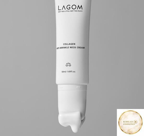 Антивіковий Крем Для Шиї З Веганським Колагеном І Пептидами LAGOM Collagen Lifting Neck Cream 50 Ml lagom0010 фото