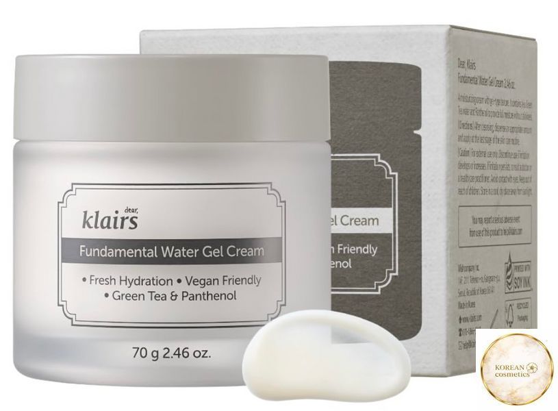 Зволожуючий крем-гель DEAR, KLAIRS Fundamental Water Gel Cream 70 мл klairs009 фото