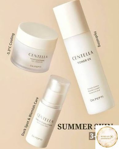 Зволожуючий гель-крем із центелою азіатською - DR.PEPTI Centella Moist Soothing Gel Cream EX 70 мл drpepti004 фото