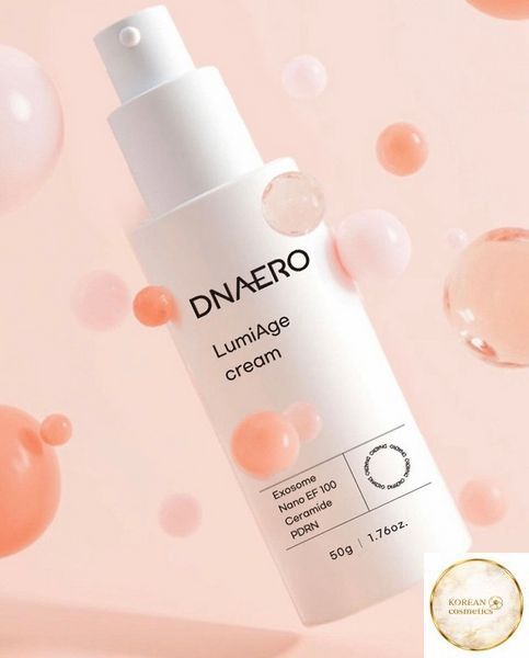 LumiAge Cream, 50 g Антивіковий та освітлюючий крем-репарант з екзосомами, полінуклеотидами, фактором росту EGF, поліфітокомплексом та церамідами dnaero004 фото