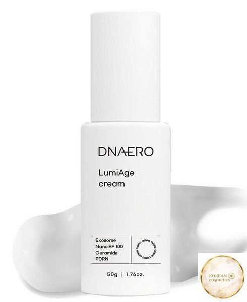 LumiAge Cream, 50 g Антивіковий та освітлюючий крем-репарант з екзосомами, полінуклеотидами, фактором росту EGF, поліфітокомплексом та церамідами dnaero004 фото