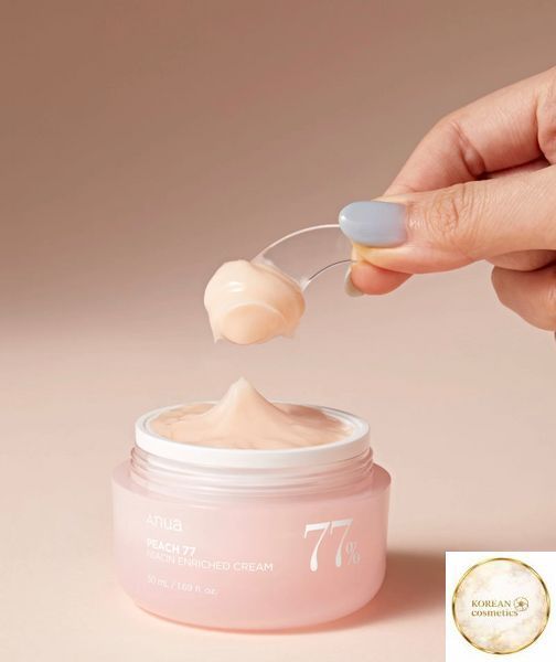 ANUA] PEACH 77% NIACIN ENRICHED CREAM 50 ML ЗВОЛОЖУЮЧИЙ КРЕМ ДЛЯ ОБЛИЧЧЯ З ЕКСТРАКТОМ ПЕРСИКА anua0021 фото
