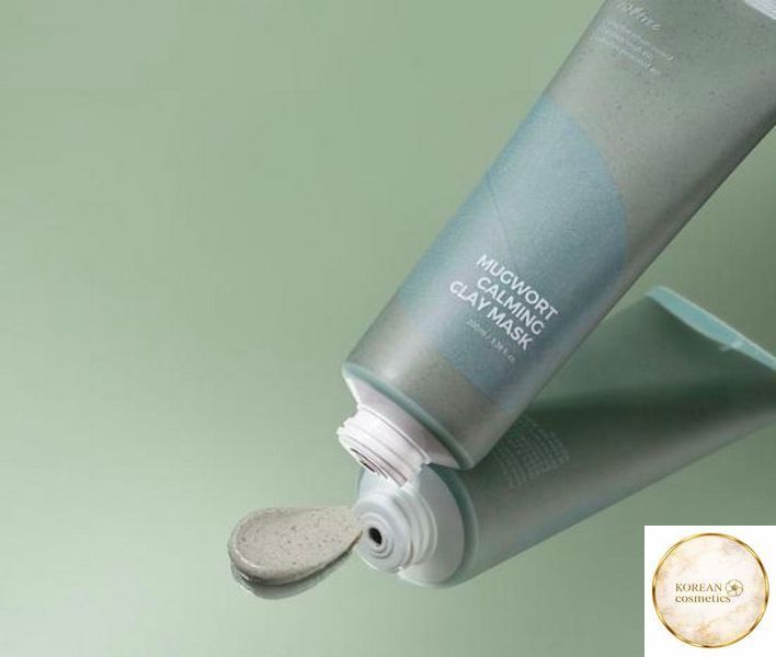 Маска глиняна очищаюча з екстрактом полину Isntree Mugwort Calming Clay Mask 100 ml ist-24 фото