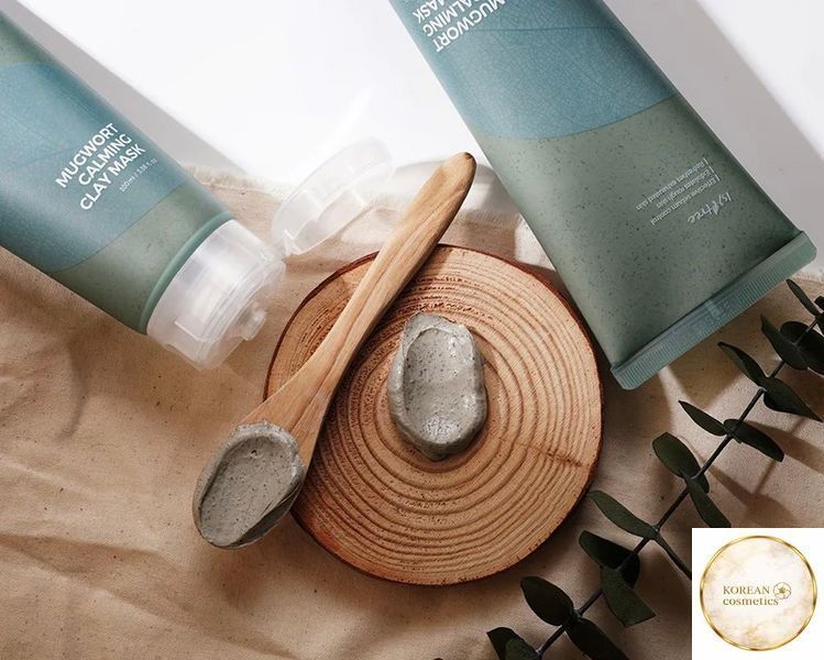 Маска глиняна очищаюча з екстрактом полину Isntree Mugwort Calming Clay Mask 100 ml ist-24 фото
