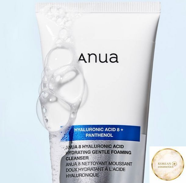 М'яка пінка для вмивання Anua 8 Hyaluronic Acid Hydrating Gentle Foaming Cleanser 150ml anua004 фото
