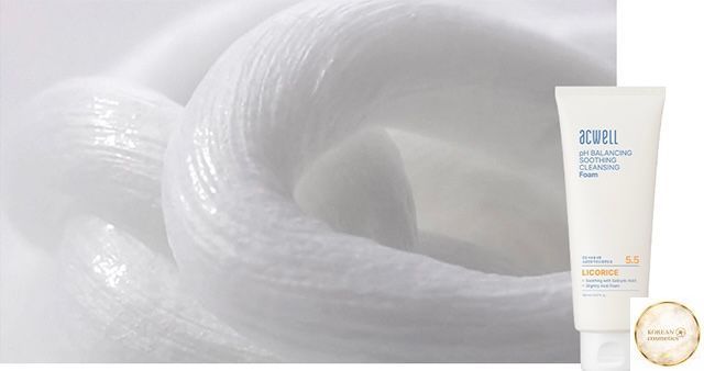Балансуюча протизапальна та заспокійлива пінка pH Balancing Soothing Cleansing Foam 180 мл acwel009 фото