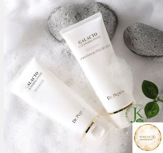 Очищувальна пінка для шкіри з галактоміцетами - DR.PEPTI Galacto Cleansing Foam 110 мл drpepti0016 фото