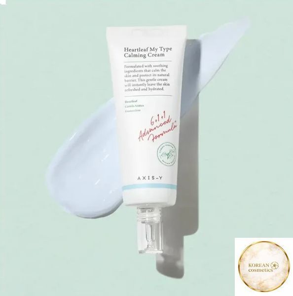 Заспокійливий крем для обличчя AXIS-Y Heartleaf Heartleaf My-Type Calming Cream 60ml ax-3 фото