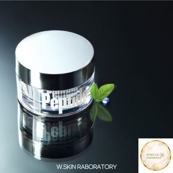 Підтягуючий крем для обличчя з пептидами та волюфіліном W.SKIN LABORATORY Stop-Aging Peptide Cream - 50 мл wskin002 фото