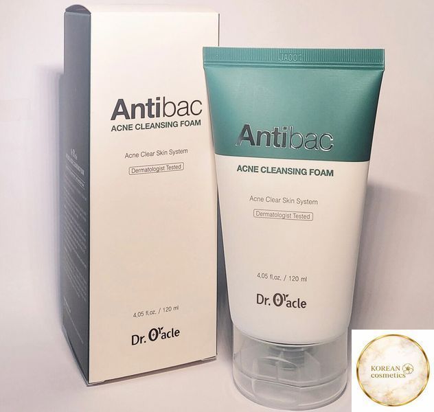 Пінка для вмивання антибактеріальна Antibac Premium Acne Cleansing Foam Dr. Oracle 180ml dr-or13 фото