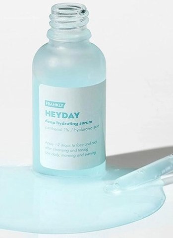 Сироватка для глибокого зволоження шкіри з пантенолом Frankly Heyday Serum 30 ml. 2024-30 фото